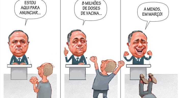 Confira a charge do Amarildo de 06/03/2021