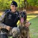 Cabo Ravena Lahass com o cão Eudis: “Vejo a importância da mulher no serviço policial justamente pela competência que temos”