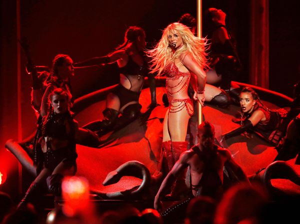 Britney Spears durante o Billboard Awards 2016, em Las Vegas (EUA)