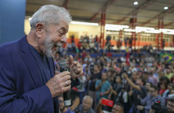Lula participa do lançamento da segunda edição de “A Verdade Vencerá” em São Paulo, em 2019