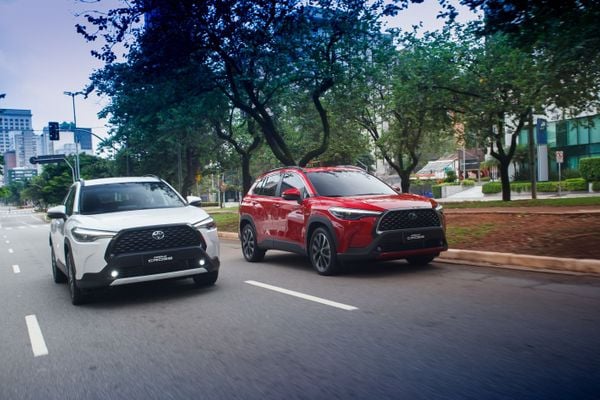 O Corolla Cross foi projetado para transmitir a robustez e a elegância de um autêntico SUV urbano e seu design expressa essas características.