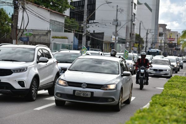 O manifestantes saíram de Vila Velha em direção a  Vitória. por Fernando Madeira 