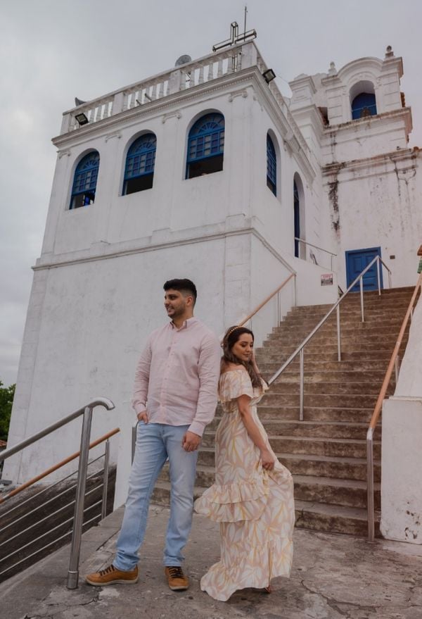 Para Tiago e Alyne, a devoção à santa faz toda a diferença na vida do casal, representa o ponto de partida, a base da relação.