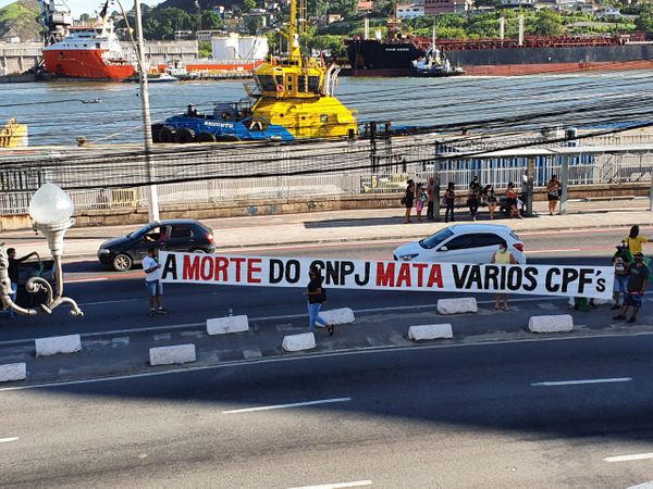 Manifestação contra medidas restritivas de combate à pandemia no ES por Carlos Alberto Silva