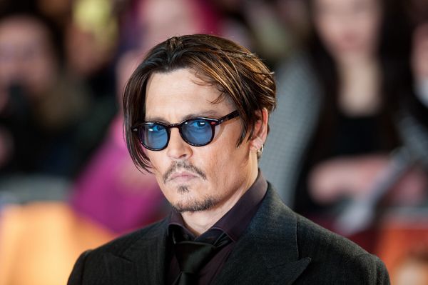 O ator Johnny Depp durante o lançamento do filme 