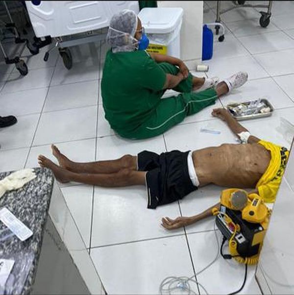 Equipe tentou reanimar paciente no chão por falta de maca em Teresina (PI)