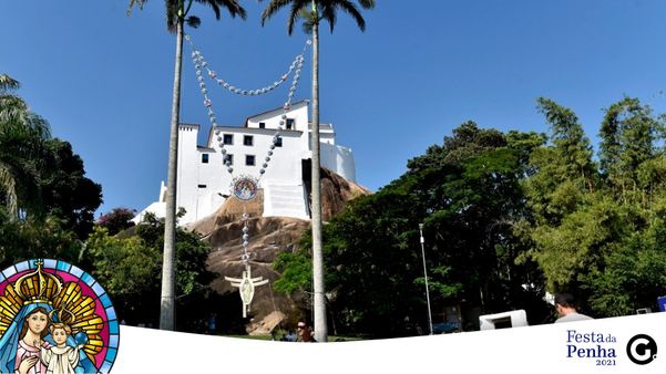 O tradicional terço gigante vai ser erguido em outubro, no Mês do Rosário.