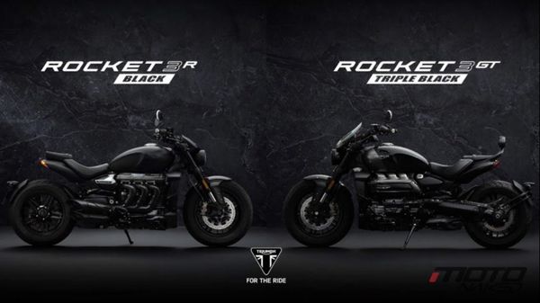Triumph Rocket 3 R Black e Rocket 3 GT Triple Black