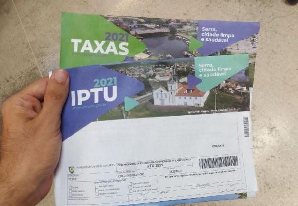 Carnê de IPTU da Prefeitura da Serra em 2021