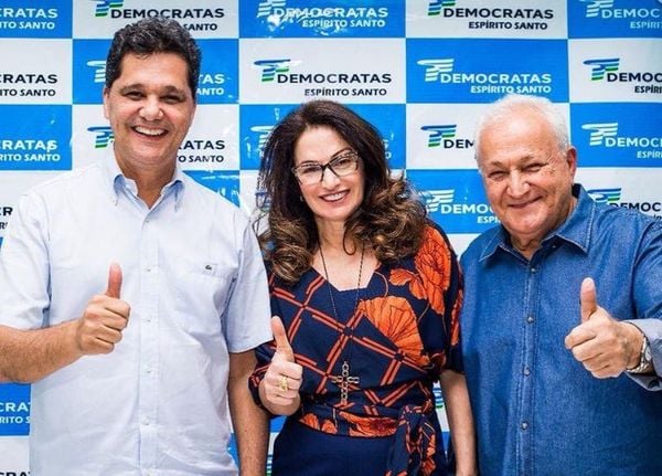 Em 2018, Ricardo Ferraço participa de evento do DEM no ES, ao lado de Norma Ayub e Theodorico Ferraço