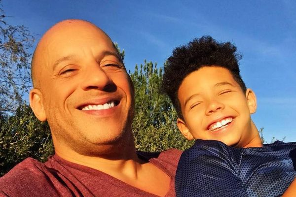 Vin Diesel e seu filho Vincent Sinclair