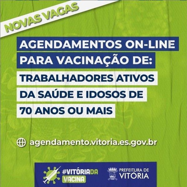 Vitoria Antecipa E Reabre Agendamento De Vacinas Da Covid 19 A Gazeta