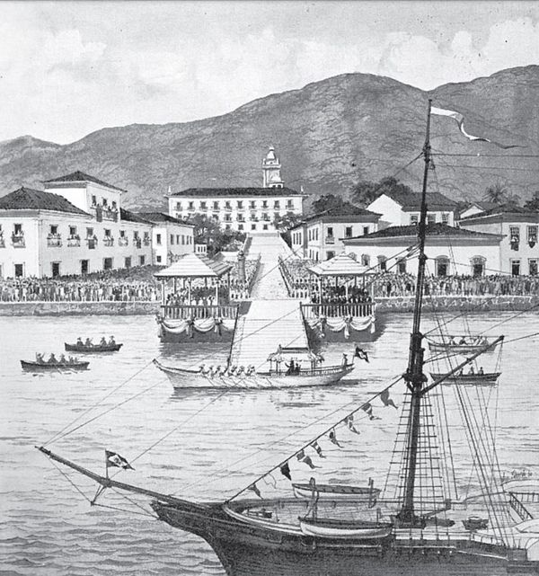 Dom Pedro no Espírito Santo.