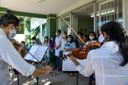 Orquestra Camerata Sesi faz concerto ao ar livro em homenagem aos profissionais da saúde(Vitor Jubini)