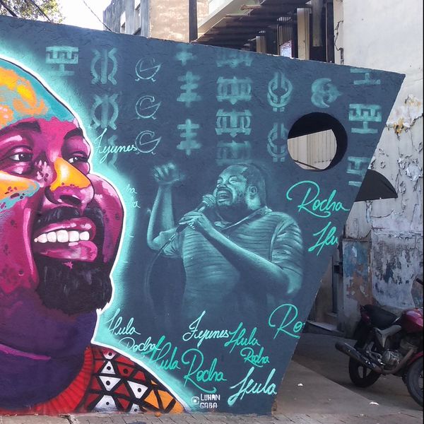 Painel com Lula Rocha por Luhan Gaba e Starley por Luhan Gaba