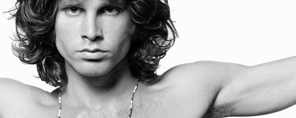 Retrato do cantor Jim Morrison