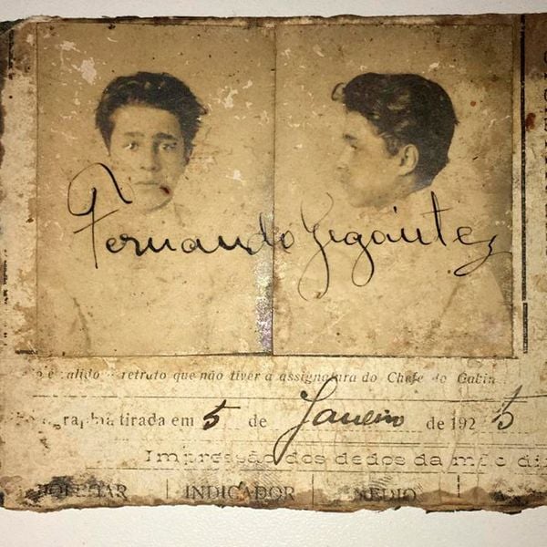 Manoel Silvares Rios, curado de Tifo por Nossa Senhora da Penha na década de 1920