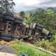 Imagem - Acidente interdita totalmente sentido sul da BR 101 em Iconha