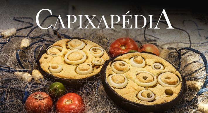 O prato, símbolo da cultura regional, é uma tradição de mais de 400 anos. De forma geral, a torta é feita utilizando os ingredientes bacalhau, palmito e frutos do mar, mas é encontrada em diversas variações