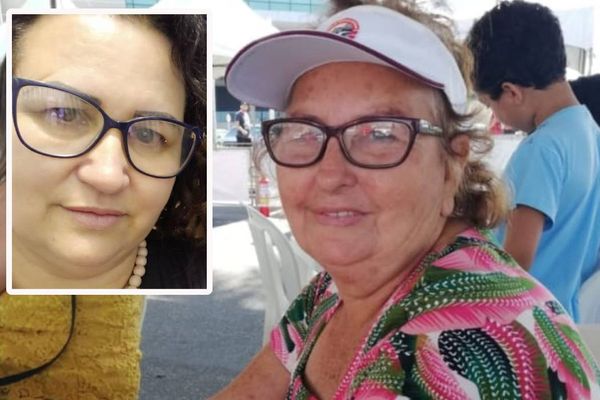 A cabeleireira Márcia Cristine Mendes, de 50 anos (no quadro), e a mãe dela, a costureira Zeli Mendes Ribeiro, de 72 anos, morreram de Covid-19 , 