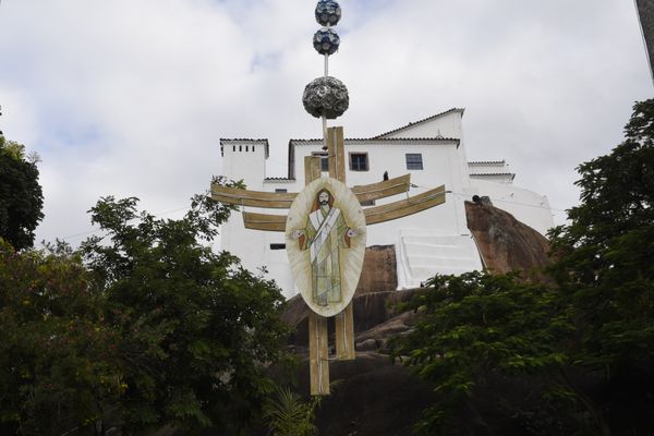 Terço gigante do Convento por Carlos Alberto Silva