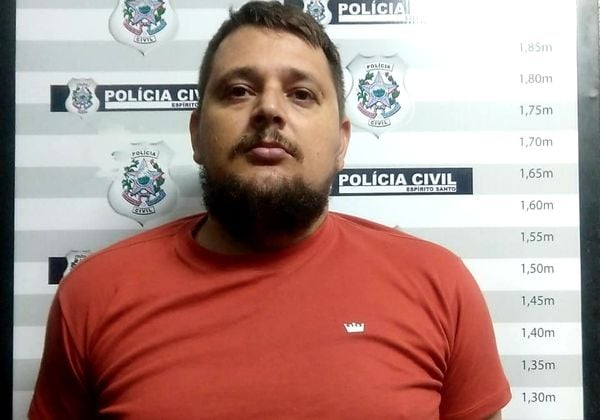 Adeliton Emiliano Marinho, 32 anos, apontado como cegefe do tráfico de drogas em Barra do Riacho, Aracruz 