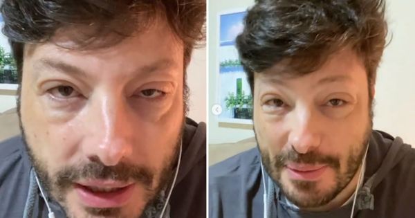 O apresentador Danilo Gentili desabafa na web após passar mal com alergia e quase morrer