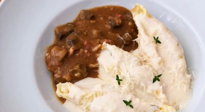 O macarrão em forma de concha fica ainda mais gostoso com recheios à base de queijo, como na sugestão da chef Isabela Moreira
