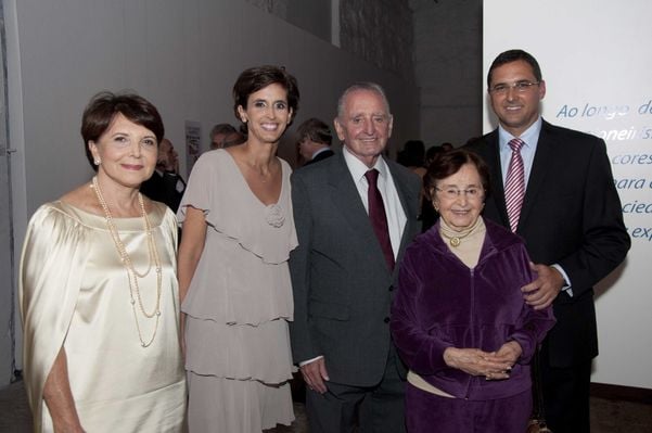 Maria Alice, Letícia, Carie, Maria Antonieta e Carlos Fernando Monteiro Lindenberg Neto Diretor-Geral da Rede Gazeta por  Mônica Zorzanelli