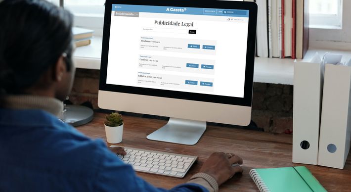 Com 12,1 milhões de usuários únicos em um mês, site A Gazeta é alternativa de grande alcance para publicação de balanços patrimoniais, editais, proclamas e comunicados, entre outros
