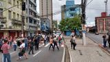 Trânsito intenso na Jerônimo Monteiro, no Centro de Vitória(Geraldo Nascimento )