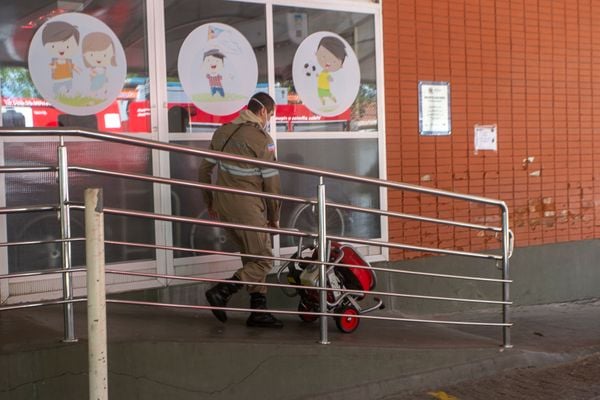 Corpo de Bombeiros é acionado para conter princípio de incêndio no Hospital Infantil em Bento Ferreira por Vitor Jubini