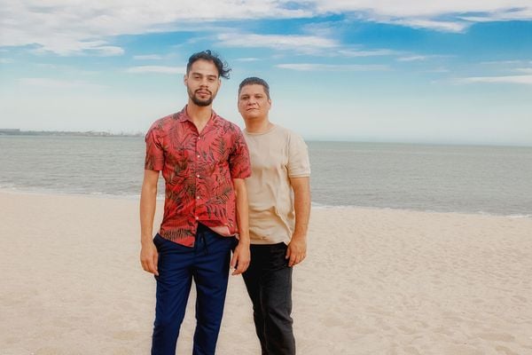 Edson Freitas e Humberto Campos: músicos do Duo Severino, do Espírito Santo