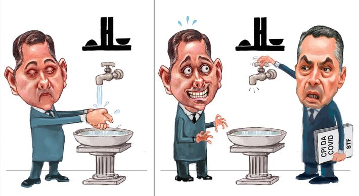 Confira a charge do Amarildo de 11/04/2021