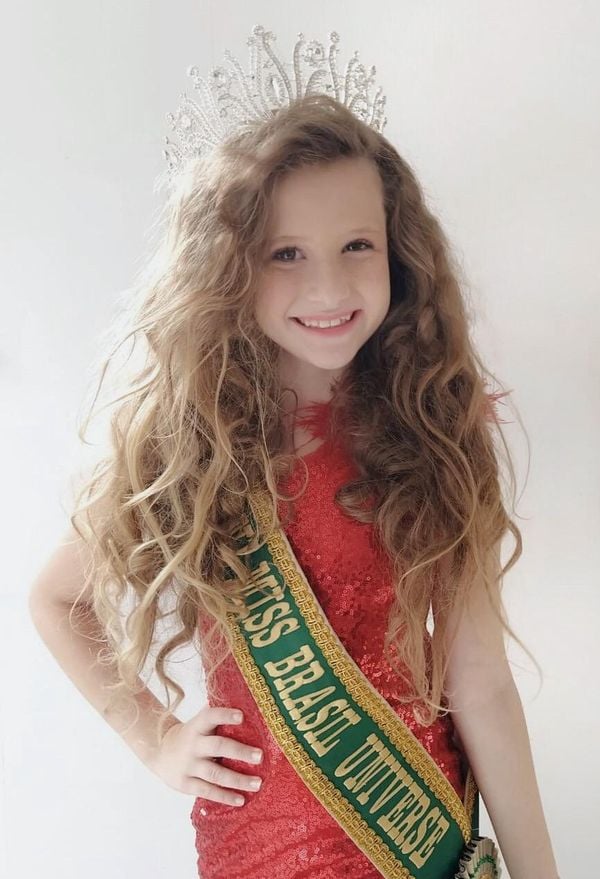 A Mini Miss Brasil Universo 2020, Pietra de Castro, natural de João Neiva, no Espírito Santo