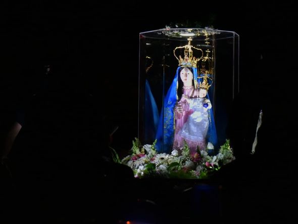 Imagem de Nossa Senhora da Penha na Romaria das Famílias por Fernando Madeira