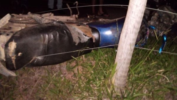 Acidente entre carro e moto mata duas pessoas em Alegre