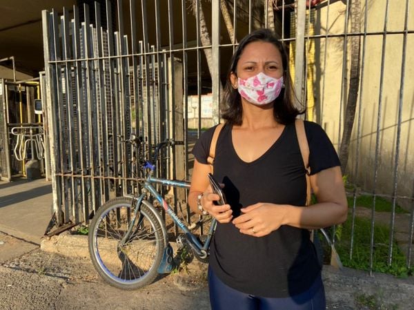 A diarista Cristiane Gomes criticou a manifestação dos rodoviários