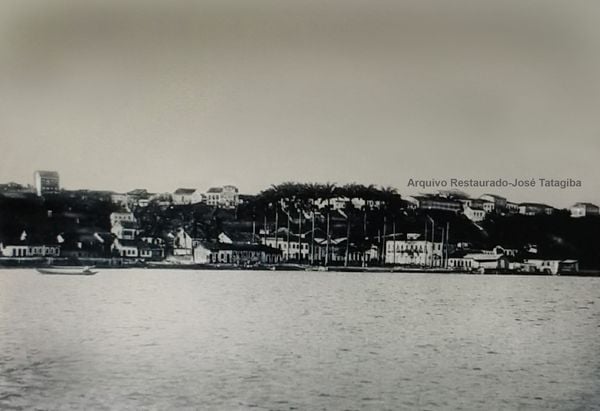 Antigo Porto de São Mateus, por volta de 1908