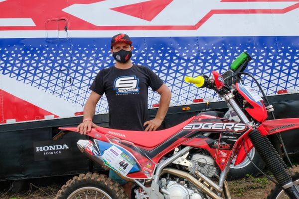 O capixaba Tiago Wernersbach, piloto da Honda Racing