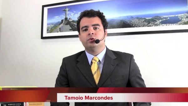 O procurador federal Tamoio Marcodes em vídeo, no YouTube , falando da carreira de procurador