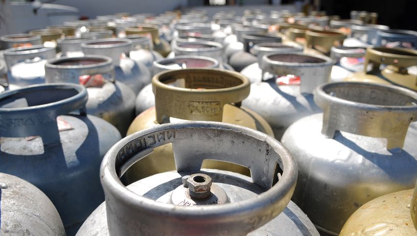 Aumento do gás de cozinha em puxado inflação