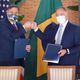 O embaixador dos EUA no Brasil Todd Chapman e o governador Renato Casagrande assinaram o memorando nesta quinta-feira (22) em Brasília