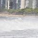 Imagem - Ciclone extratropical causa ventania e deixa mar agitado no litoral do ES
