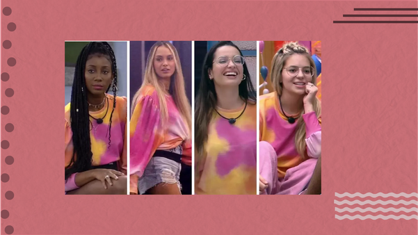 Sisters dividiram moletom blusão tie-dye durante o programa