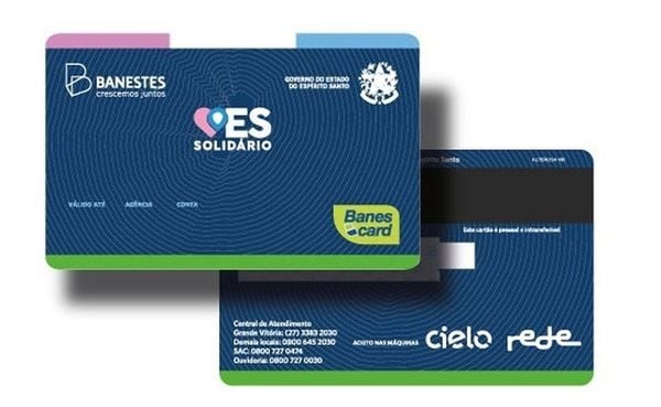 Cartão ES Solidário será usado para o pagamento do auxílio estadual para 87 mil famílias capixabas