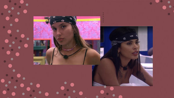 Sister compartilham a mesma bandana em looks diferentes