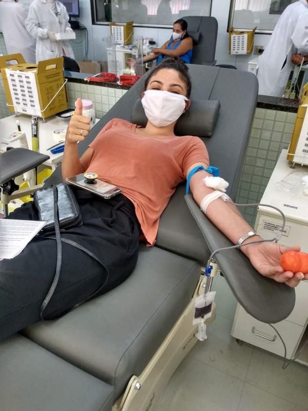Comissão da Jovem Advocacia, em parceria com a Bripol, realizaram doação de sangue para contribuir com estoques de hospitais e hemocentros por OAB/Divulgação