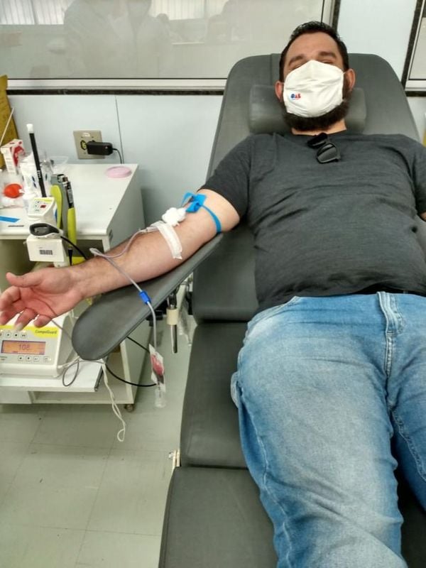 Comissão da Jovem Advocacia, em parceria com a Bripol, realizaram doação de sangue para contribuir com estoques de hospitais e hemocentros por OAB/Divulgação