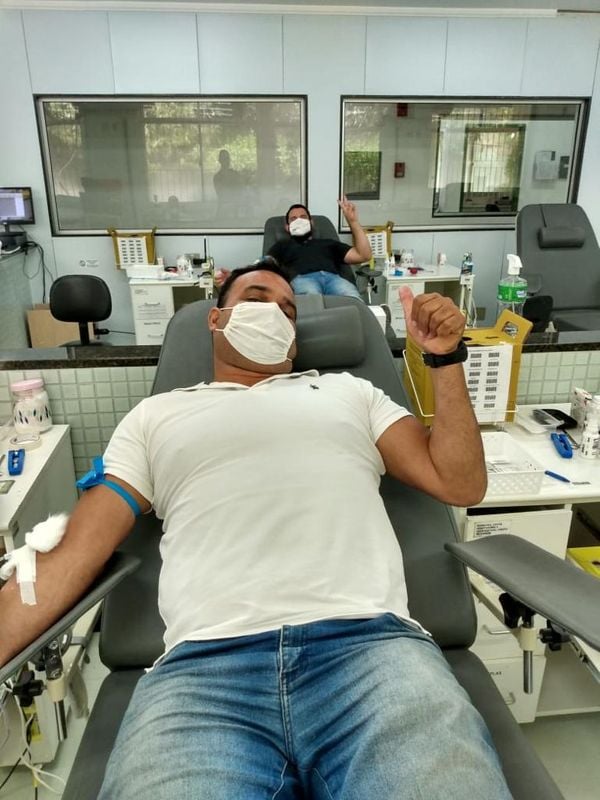 Comissão da Jovem Advocacia, em parceria com a Bripol, realizaram doação de sangue para contribuir com estoques de hospitais e hemocentros por OAB/Divulgação